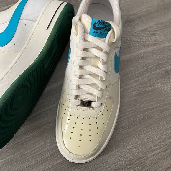 Off white , cream , blue , Green AF1 Low - Picture 5 of 15